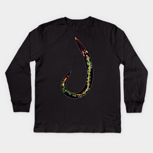 C. elegans - no text Kids Long Sleeve T-Shirt